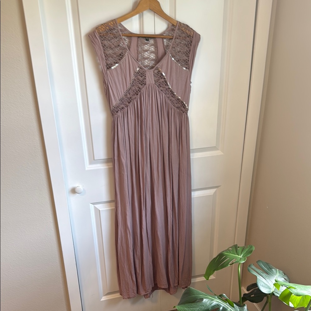 Love Stitch Boho Maxi Dress